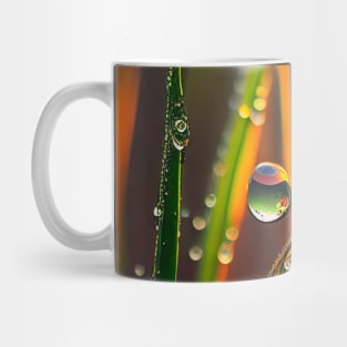 Water Droplets Calm Tranquil Nature Peaceful Season Outdoors Mug